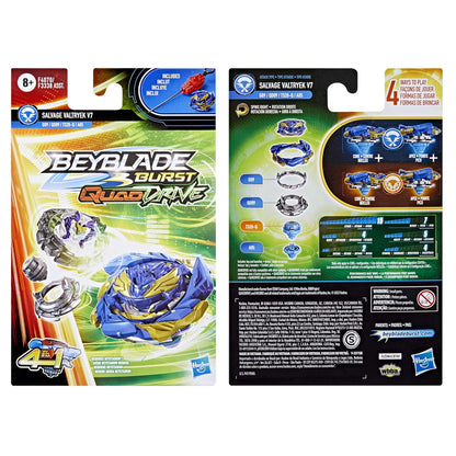 Beyblade Burst QuadDrive Salvage Valtryek V7 Starter Pack with Launcher