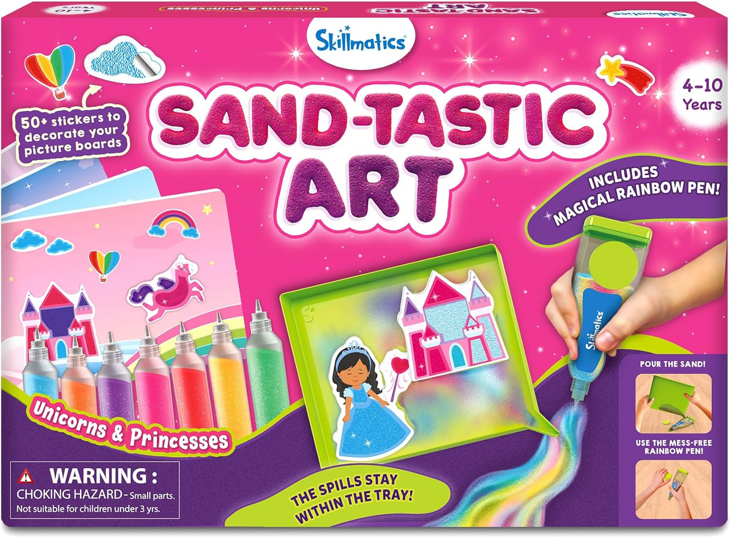 Skillmatics Sand-Tastic Art Unicorn & Princesses Activity Kit