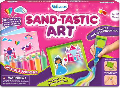 Skillmatics Sand-Tastic Art Unicorn & Princesses Activity Kit