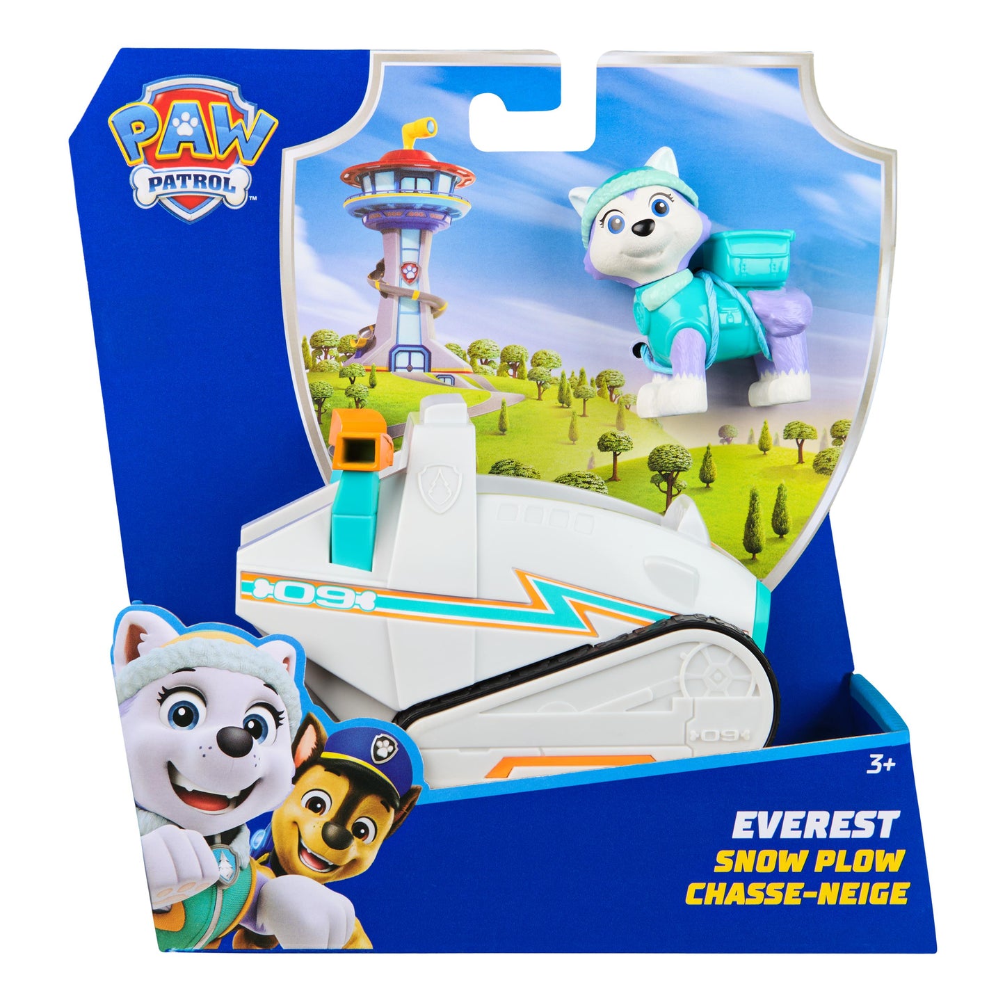 Funskool Paw Patrol Everest Snow Plow with Everest Action Figure