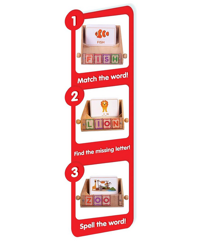 Giggles -Match N Learn, 3-in-1 Wooden Educational Toy
