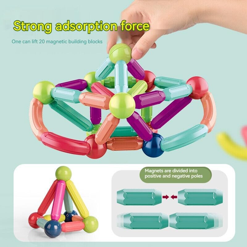 Magnetic Sticks Building Set 36 Pcs for Kids