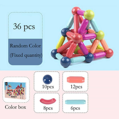 Magnetic Sticks Building Set 36 Pcs for Kids