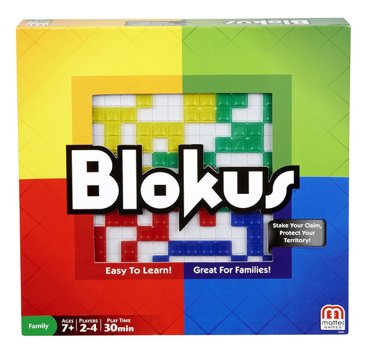 Mattel Blokus Classic Game (Multicolour), Adult