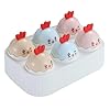 Ice Cream Mould | Cute Chicken ice Candy Mould (Pack of 6) (CT-01)