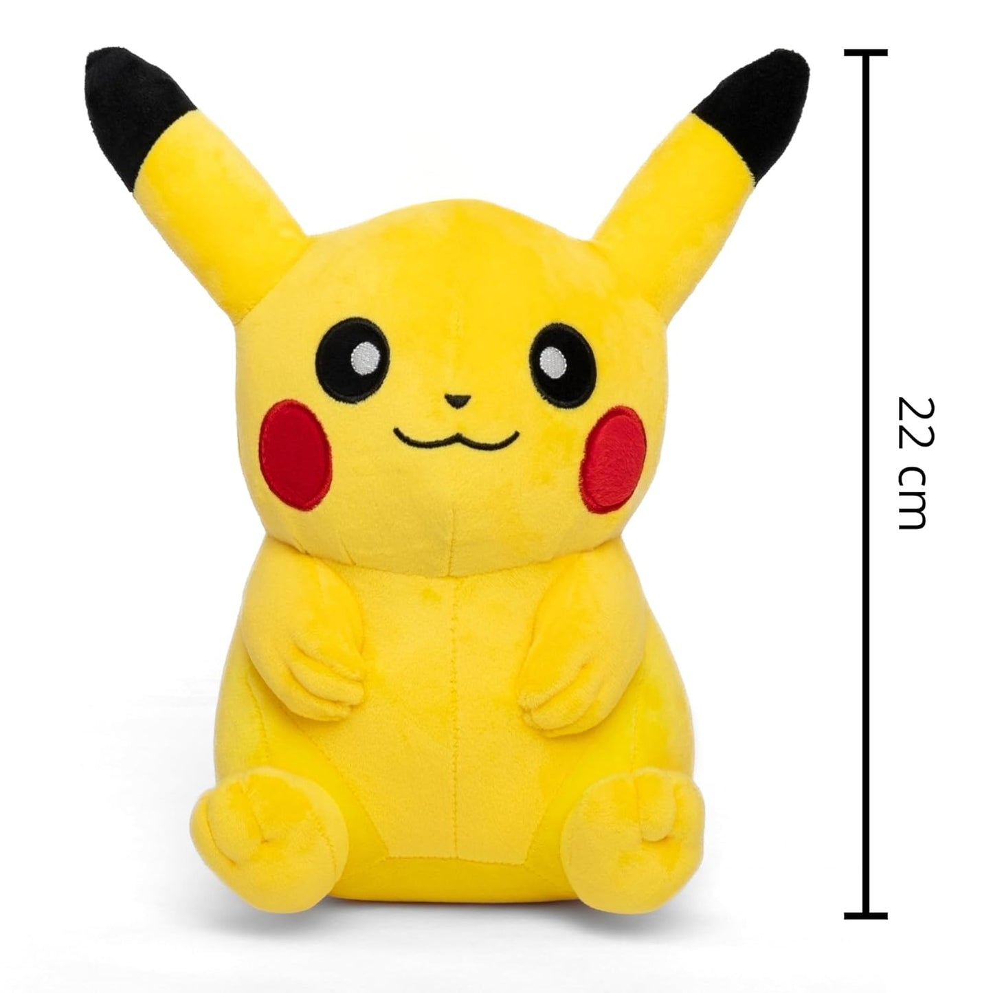 Mirada Pokémon Pikachu Soft Toy - Officially Licensed Plush Stuffed Character Gift for Kids & Fans - 30cm