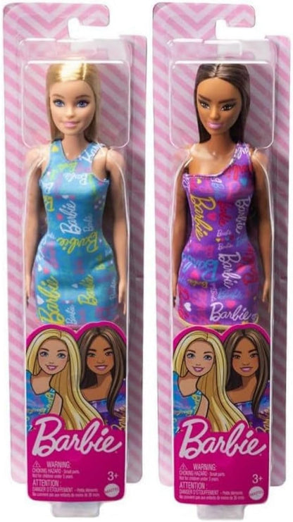 Barbie Fashion Dolls, Logo Print Dress