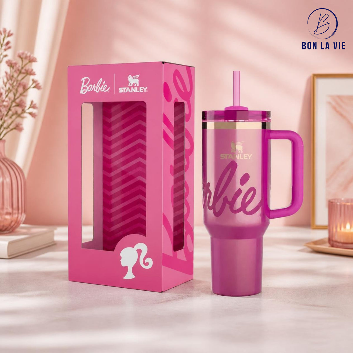 Stanley x Barbie Limited Edition Quencher H2.0 Tumbler – 40 oz ( 1200ml )