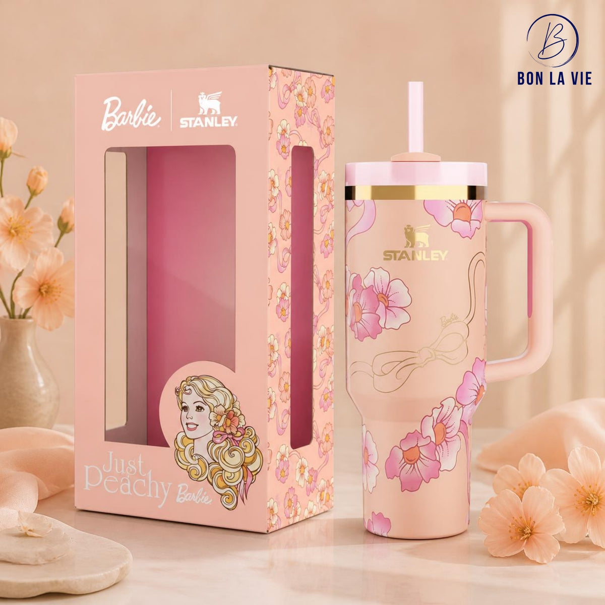 Stanley x Barbie Limited Edition Quencher H2.0 Tumbler – 40 oz ( 1200ml )