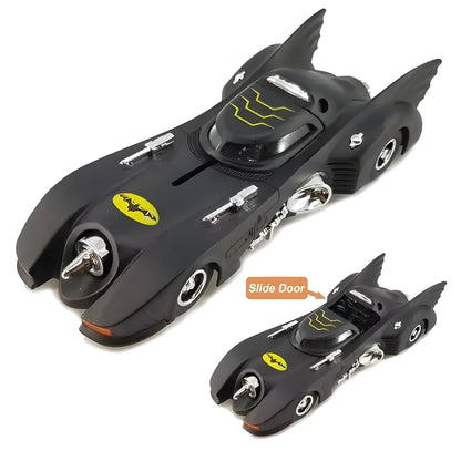 RVM Toys 1:38 1989 Batmobile Toy Die Cast Car Vehicle Push N Go Gift Collectible for Boys and Men