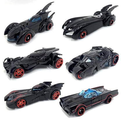 Royaldeals Toys Set of 10 Car Toy Hot Wheels Batman Arkham Knight Batmobile, Multi Color