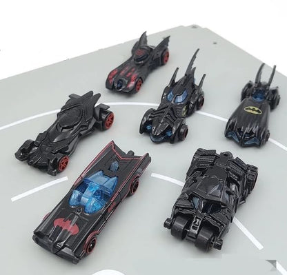 Royaldeals Toys Set of 10 Car Toy Hot Wheels Batman Arkham Knight Batmobile, Multi Color