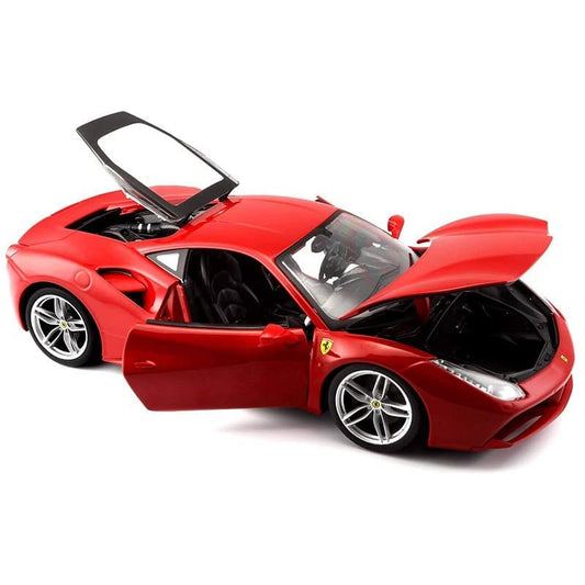 Bburago 1:18 Ferrari 488 GTB, Multi Color, (B18-16008)