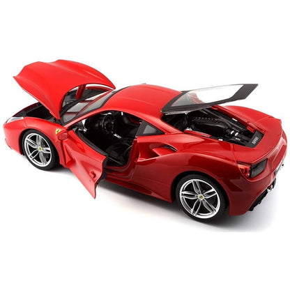 Bburago 1:18 Ferrari 488 GTB, Multi Color, (B18-16008)