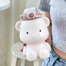 Teddy Bear Kids Insulated Stainless Steel Sipper Bottle 450ml
