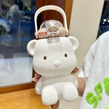 Teddy Bear Kids Insulated Stainless Steel Sipper Bottle 450ml