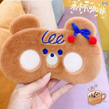 MINISO Lovely Bear Soft Plush Sleep Eye Mask for Travel and Rest