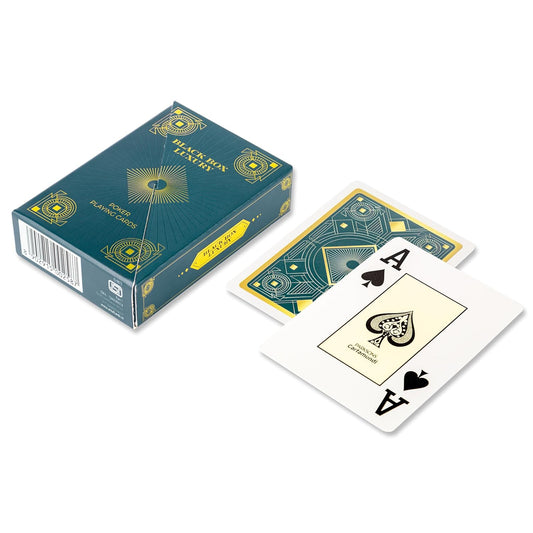 Black Box Premium Luxury, Blue & Golden Playing Cards, Poker Size Jumbo Index,Card Game