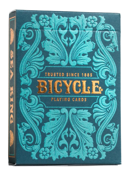 Bicycle Sea King Playing Cards, Blue, 2.56 X 0.69 X 3.63 inches