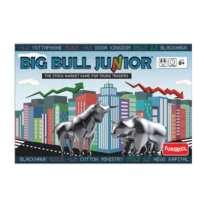 Funskool Big Bull Junior, Stock Market Strategy Board Game Ages 8+