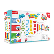 Fundough - Bumper Dough Kit , Shaping and Sculpting , 3years + , Multi-Colour