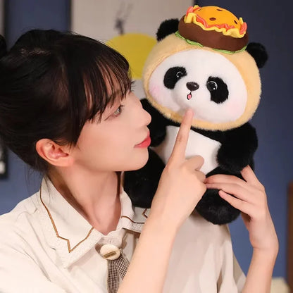 Feast Mode Panda: Plush with Burger Topper
