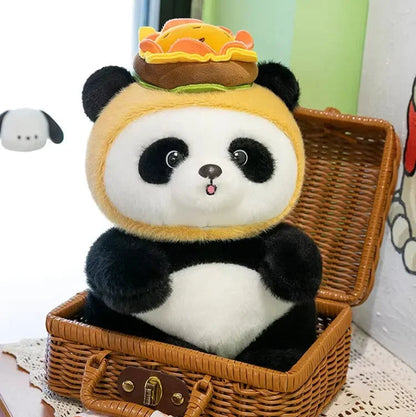 Feast Mode Panda: Plush with Burger Topper