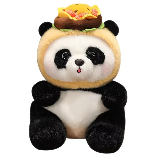 Feast Mode Panda: Plush with Burger Topper