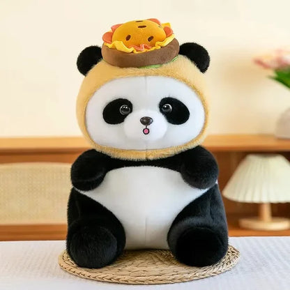 Feast Mode Panda: Plush with Burger Topper