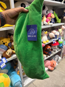 Pea Pod Plush Toy 50cm with 3 Removable Smiley Pea Balls