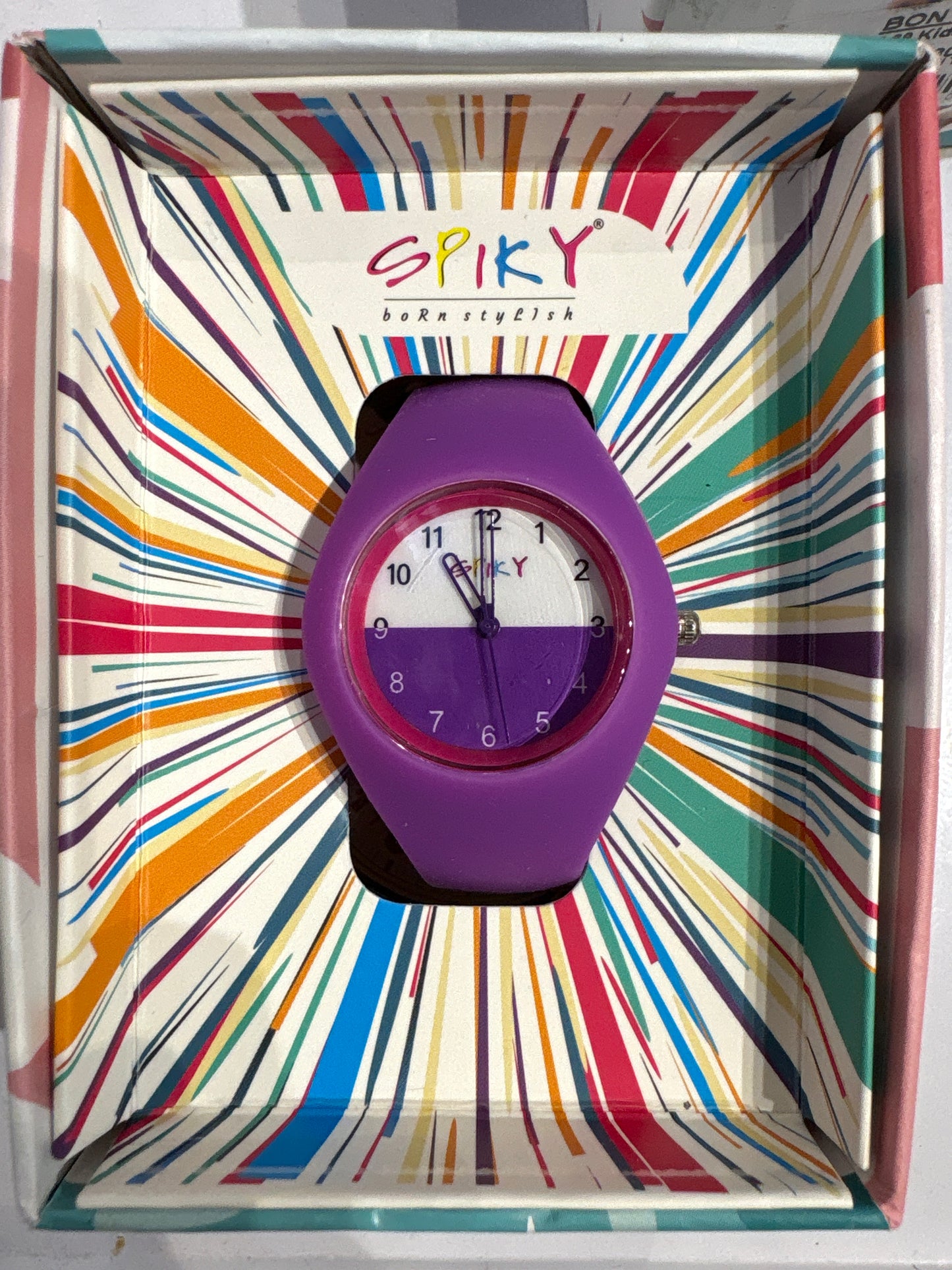 Spiky EVA A39 Dual-Tone Analog Watch