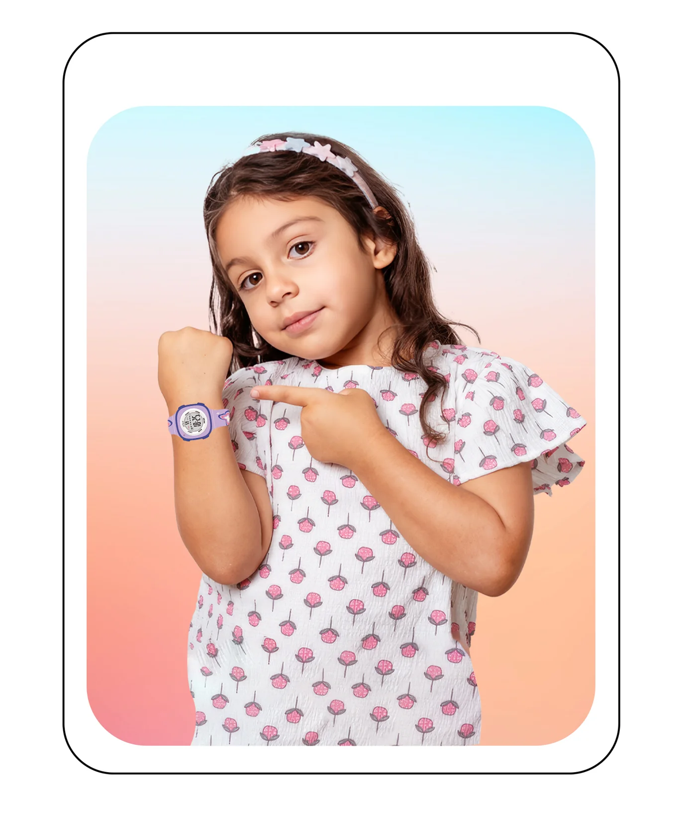 Spiky Spkeva15 Square Digital Watch for Kids
