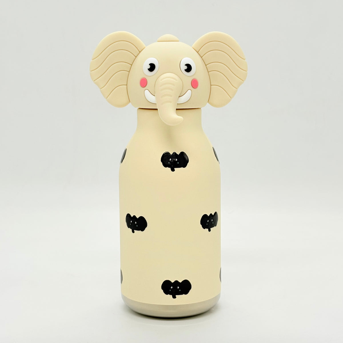 Cute Animal Insulated Bottle 450ml with Straw & Leak-Proof Lid