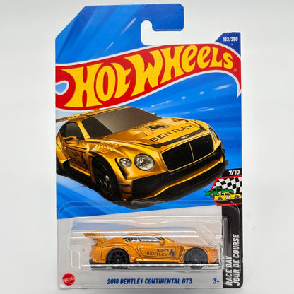 Hot Wheels Basic Mainline Car 2018 Bentley Continental GT3