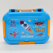 Doodle Suitcase Steel Lunch Box 680 ml