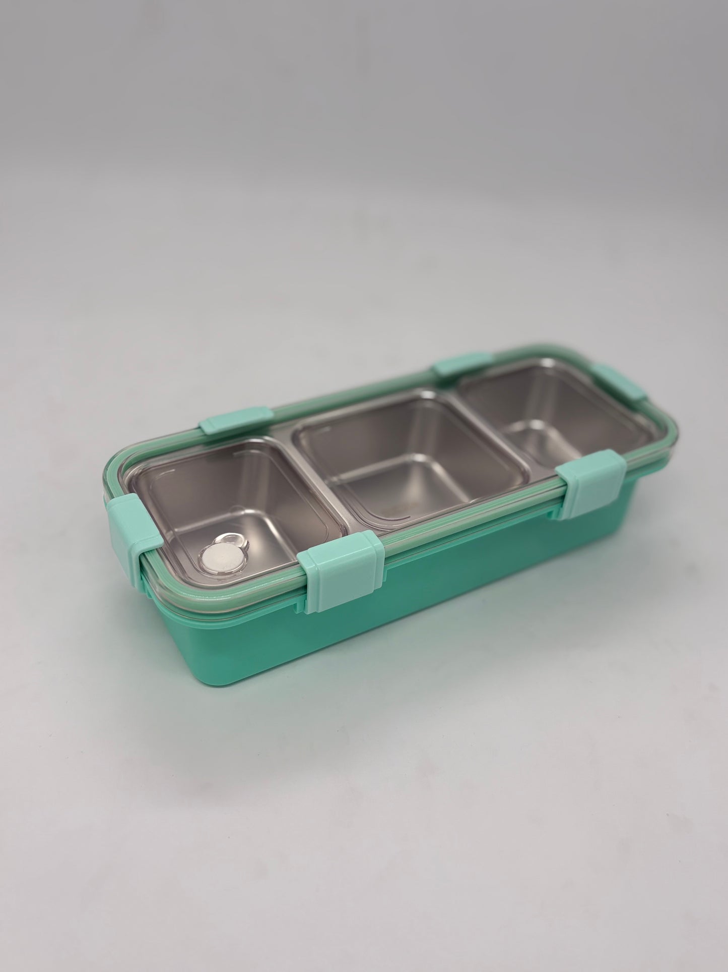 Grab Smart Stainless Steel Bento Lunch Box with Multiple Compartments – Leak-Proof Alphabet Design Tiffin Box