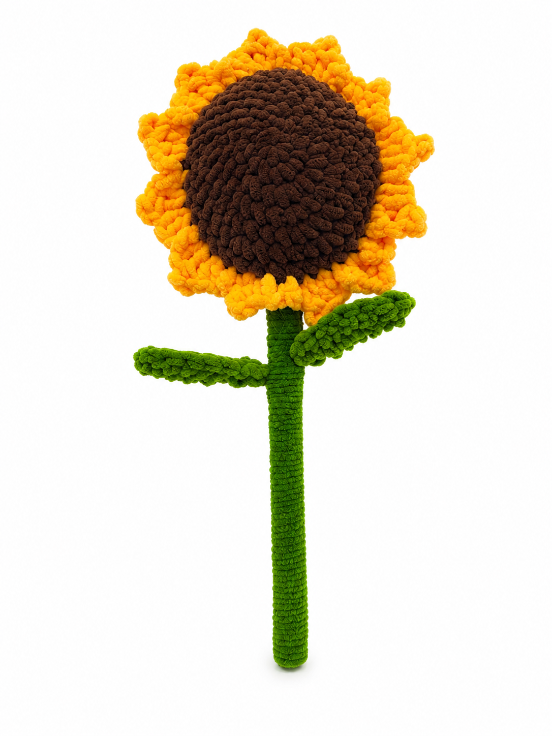 Handmade Crochet Flower with Stem