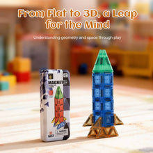 Mini Magnetic Building Tiles Set – 32 Pcs