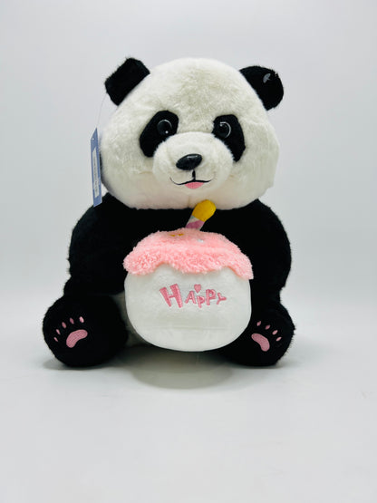 Panda with Cup Cake Soft Toy 36 cm