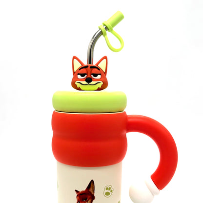 Zootopia Insulated Tumbler with Character Straw Topper