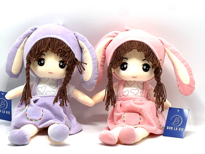 Small Doll with Bunny Ear 42 cm Soft Toy