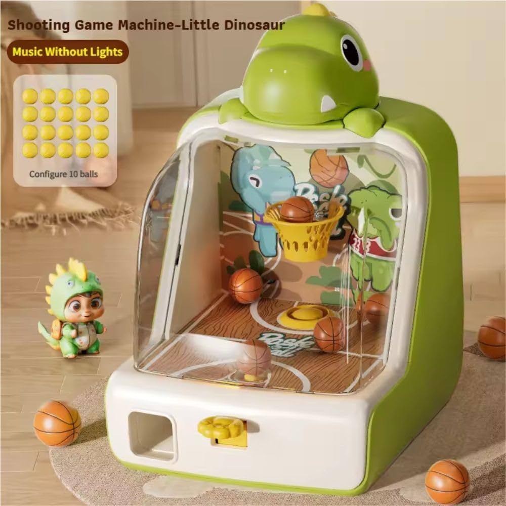 Dinosaur Tabletop Basketball Shooting Game with Light & Sound