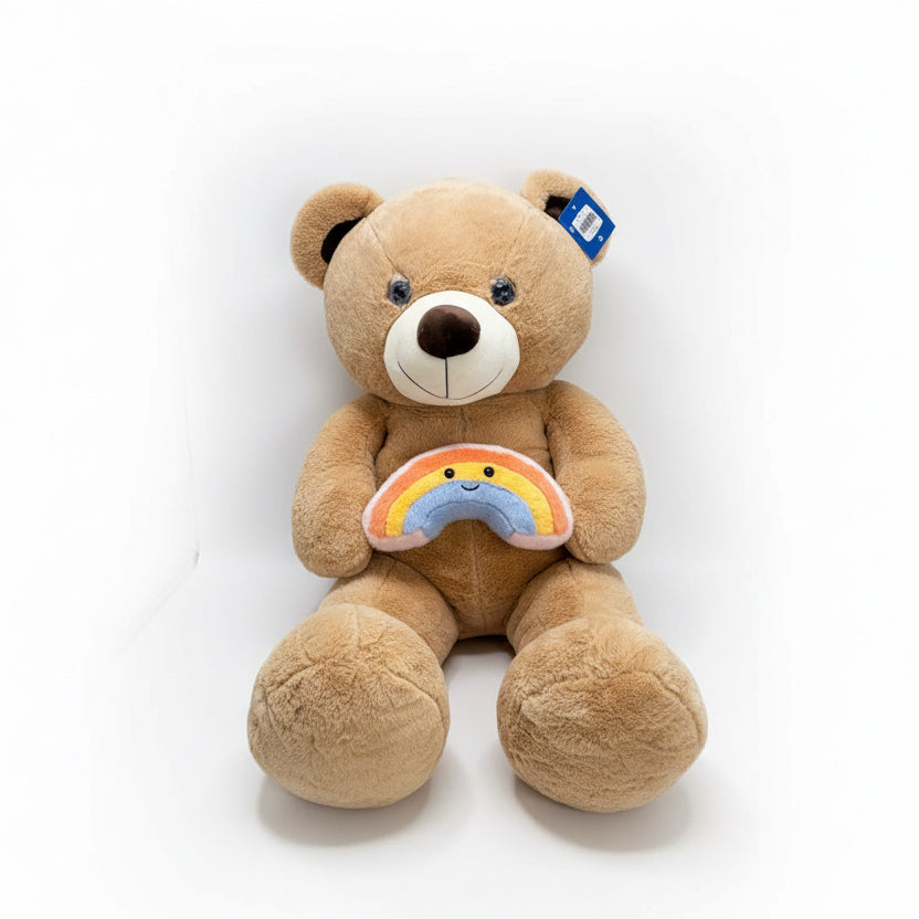Teddy with Rainbow Soft Toy 95 cm