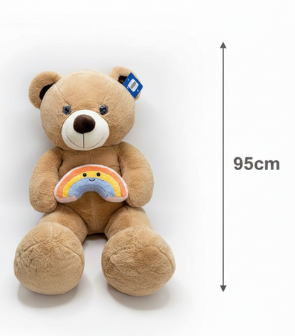 Teddy with Rainbow Soft Toy 95 cm