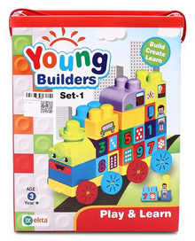 Ekta Young Builders Set 1 Building Blocks