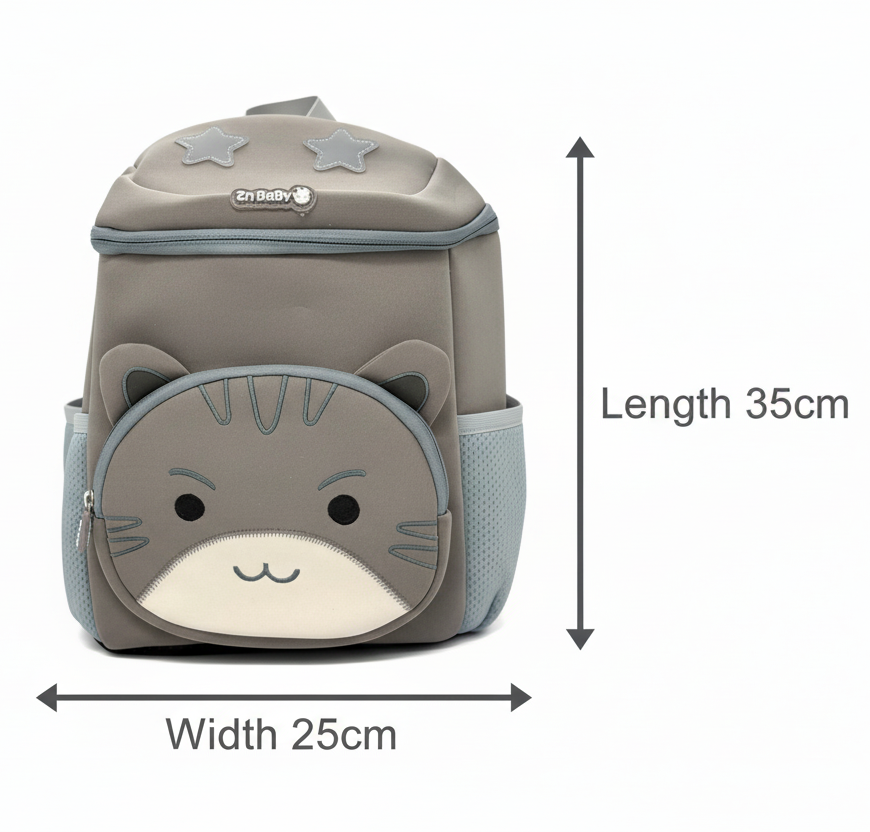 Kids Kitty School Bag – Cute & Lightweight Backpack for Kids (Age 3–6 Years)