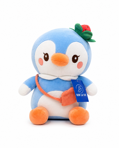 Penguin with Sling Bag Plush Toys 40 Cm