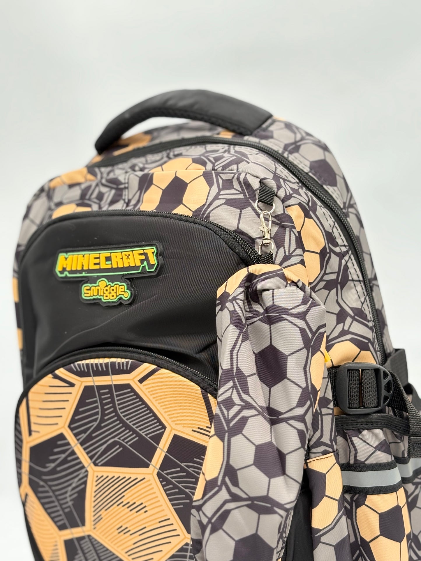 Smiggle Minecraft Football Print School Backpack 40cm