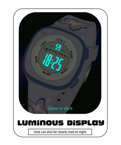 Spiky Spkeva15 Square Digital Watch for Kids