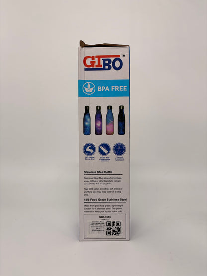 Gibo Marble Print Stainless Steel Insulated Water Bottle 500ml